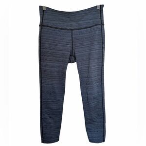 Athleta High Rise Jacquard Chaturanga 7/8 Leggings Size M